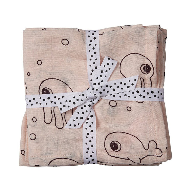 Done by Deer Inbakerdoek Sea Friends Powder 2st - Done by Deer - Babywinkel - 5712643019114