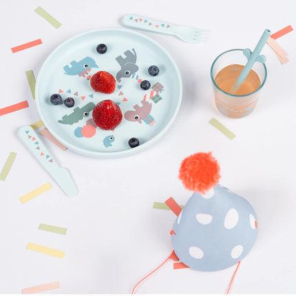Done by Deer Kinderservies Set Celebration Blue - Done by Deer - Babywinkel - 5712643054603