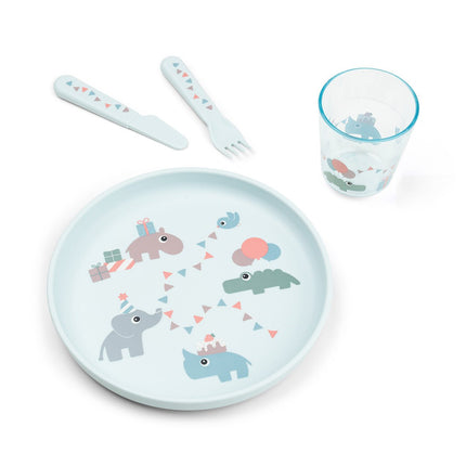 Done by Deer Kinderservies Set Celebration Blue - Done by Deer - Babywinkel - 5712643054603
