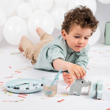 Done by Deer Kinderservies Set Celebration Blue - Done by Deer - Babywinkel - 5712643054603