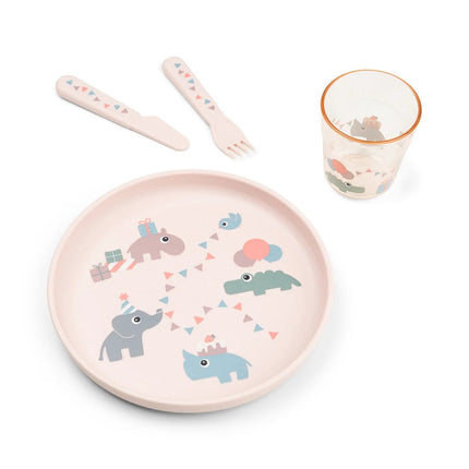 Done by Deer Kinderservies Set Celebration Powder - Done by Deer - Babywinkel - 5712643054573