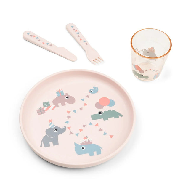 Done by Deer Kinderservies Set Celebration Powder - Done by Deer - Babywinkel - 5712643054573