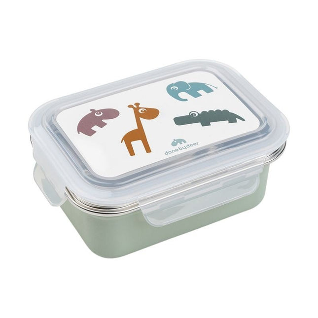 Done by Deer Lunchbox Deer Friends Green - Done by Deer - Babywinkel - 5712643027256