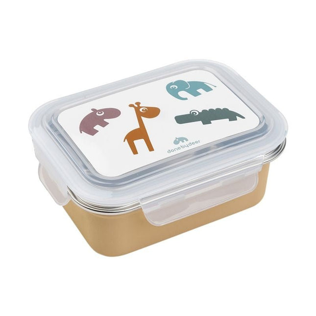 Done by Deer Lunchbox Deer Friends Mustard - Done by Deer - Babywinkel - 5712643027348