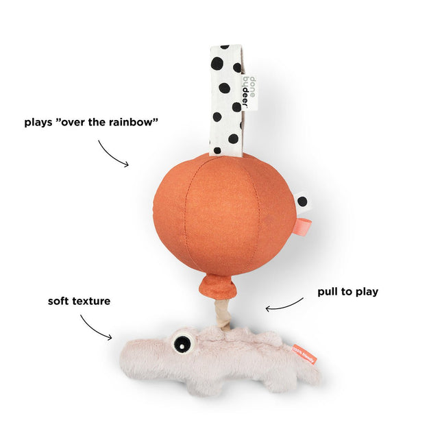 Done by Deer Muziekhanger Baby Happy Clouds Croco Powder koop je bij Babywinkel