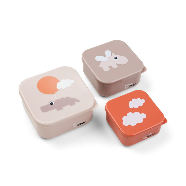 Done by Deer Snackbakje Happy Clouds Powder 3st - Done by Deer - Babywinkel - 5712643044765