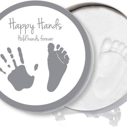 Dooky Afdrukset Happy Hands Rond Klei Blik - Dooky - Babywinkel - 5038278010099