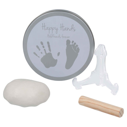 Dooky Afdrukset Happy Hands Rond Klei Blik - Dooky - Babywinkel - 5038278010099