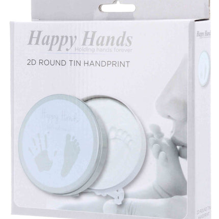 Dooky Afdrukset Happy Hands Rond Klei Blik - Dooky - Babywinkel - 5038278010099