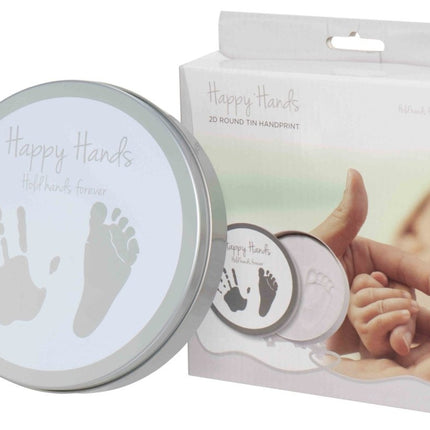 Dooky Afdrukset Happy Hands Rond Klei Blik - Dooky - Babywinkel - 5038278010099