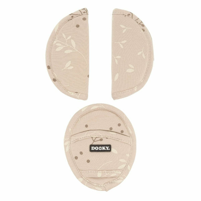 Dooky Gordelbeschermer Universal Pads Leaves Beige - Dooky - Babywinkel - 5038278011973