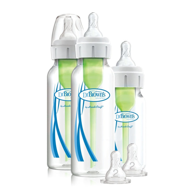Dr. Brown's Options+ Startpakket Standaardfles 9 delig - Dr. Brown's - Babywinkel - 072239306291