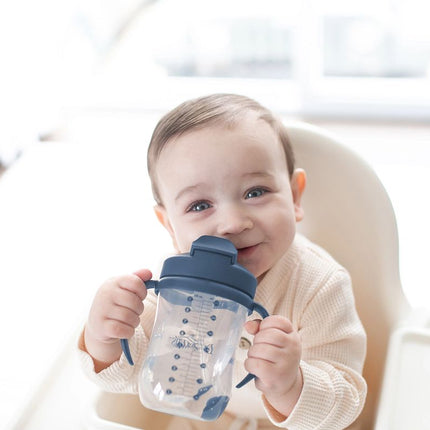 <tc>Dr. Brown's</tc> Premier gobelet à paille pour bébé, bleu, 270 ml