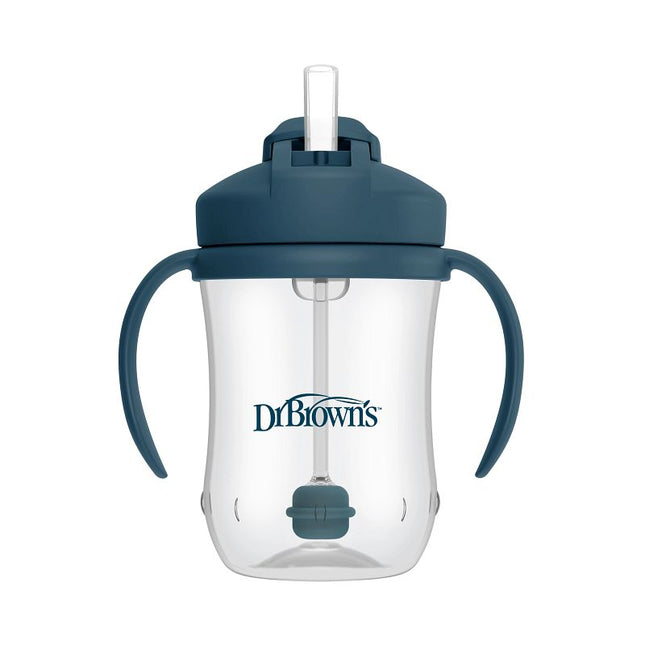 <tc>Dr. Brown's</tc> Premier gobelet à paille pour bébé, bleu, 270 ml