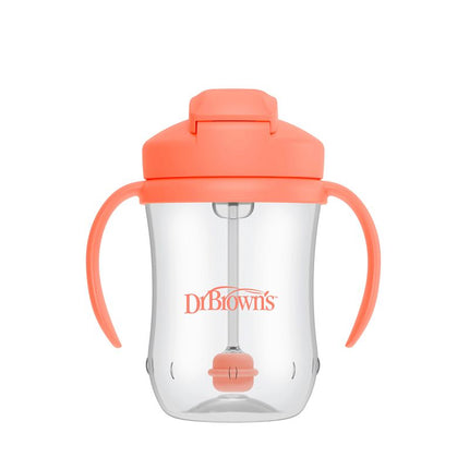 <tc>Dr. Brown's</tc> Premier gobelet à paille pour bébé Coral 270 ml