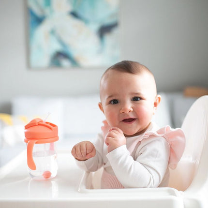 <tc>Dr. Brown's</tc> Premier gobelet à paille pour bébé Coral 270 ml