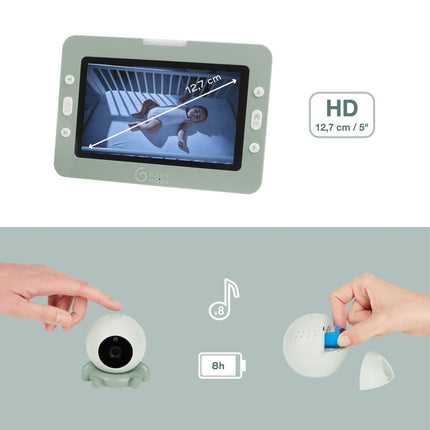 Draagbare videobabyfoon - YOO Go+ HD - Babywinkel - 3661276190153