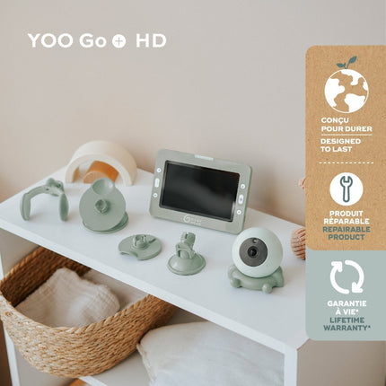 Draagbare videobabyfoon - YOO Go+ HD - Babywinkel - 3661276190153