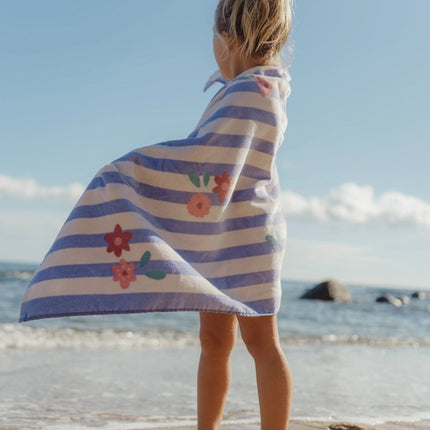 Dreamy Purple Stripe Handdoek koop je bij Babywinkel