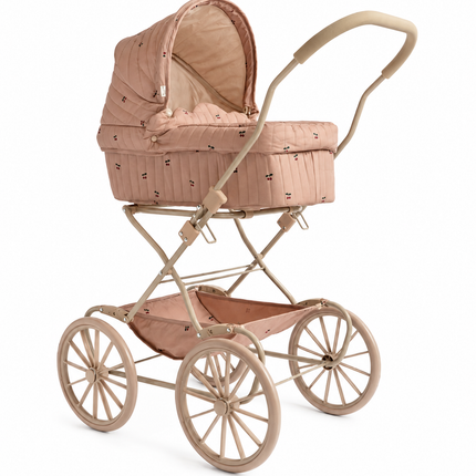 Poussette pour poupées Konges Sløjd, style vintage « Cherry »