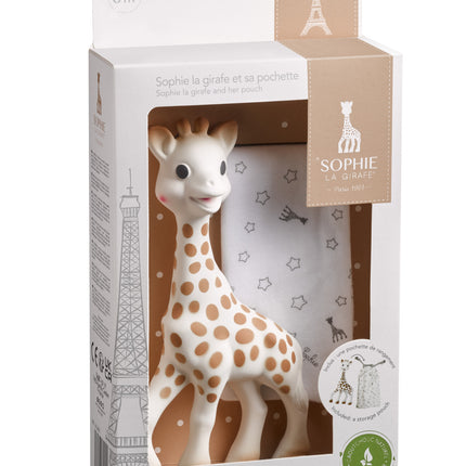 <tc>Sophie de Giraf</tc> Anneau de dentition Girafe dans une boîte cadeau blanche avec sac de rangement