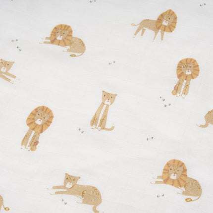 Little Dutch Drap-housse pour lit bébé Safari Leo
