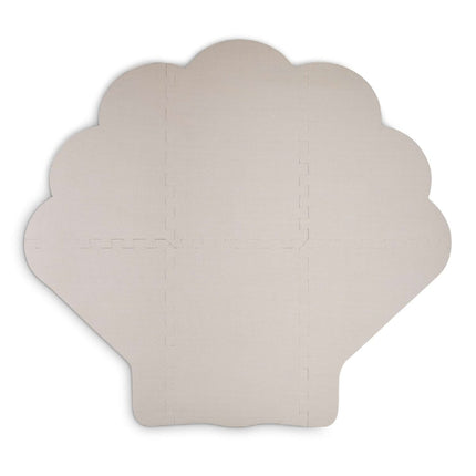 FOAM PLAY MAT SHELL Light grey Shell - Babywinkel - 5713846080093