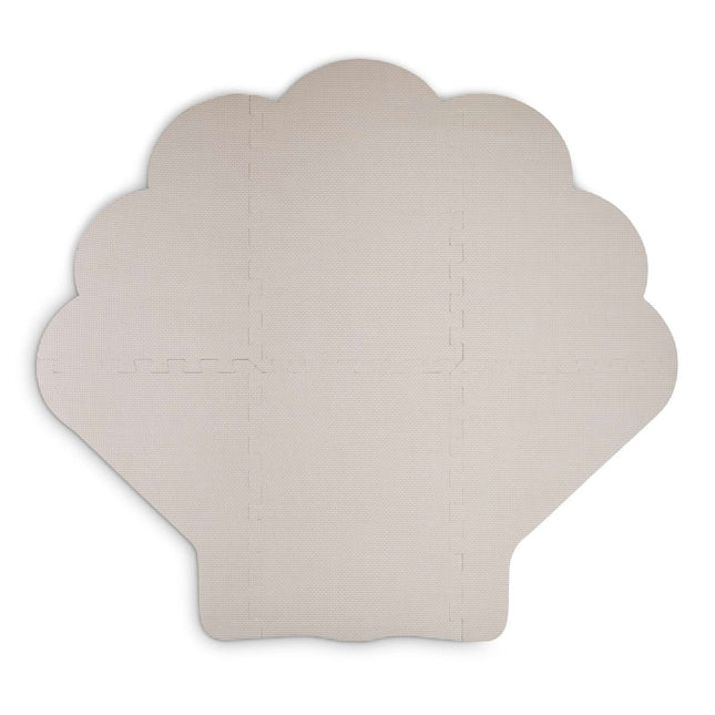 FOAM PLAY MAT SHELL Light grey Shell - Babywinkel - 5713846080093