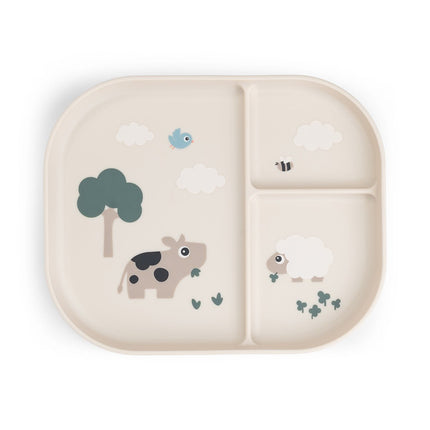Foodie compartment plate Tiny farm - Babywinkel - 5712643055341