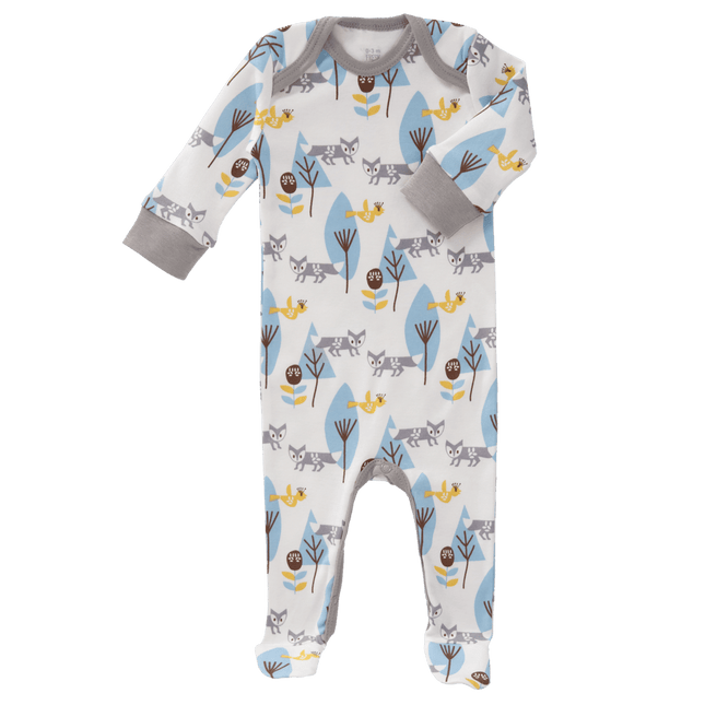 Fresk Baby Pyjama Met Voet Fox Blue - Fresk - Babywinkel - 8718754232647