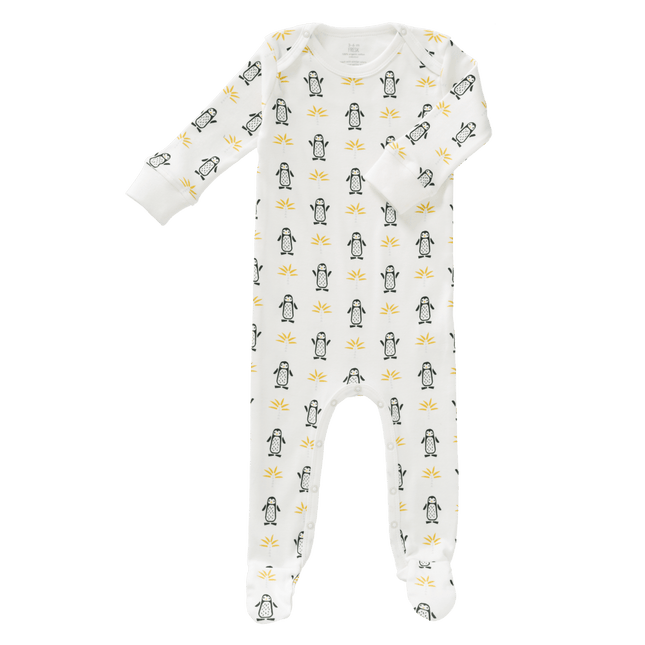 Fresk Baby Pyjama Met Voet Pinguin koop je bij Babywinkel