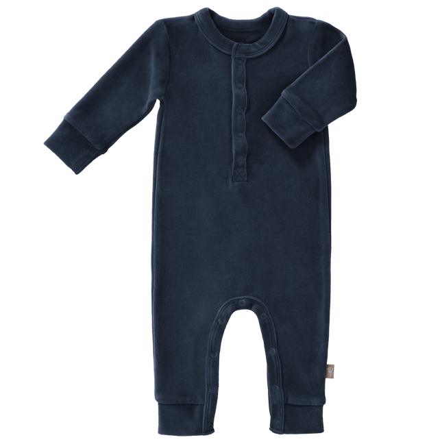 Fresk Baby Pyjama Velours Indigo koop je bij Babywinkel