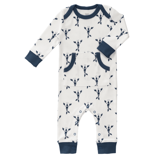 Fresk Baby Pyjama Zonder Voet Lobster Indigo Blue - Fresk - Babywinkel - 8719638230377