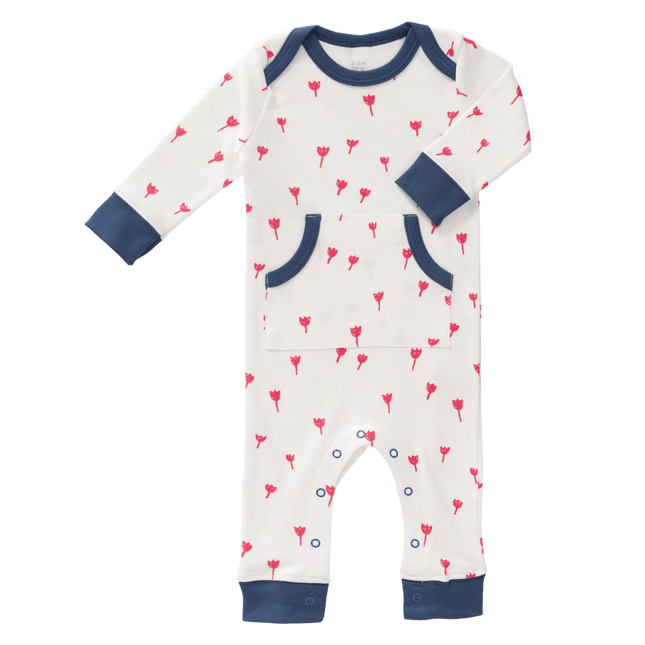 Fresk Baby Pyjama Zonder Voet Tulip Red koop je bij Babywinkel
