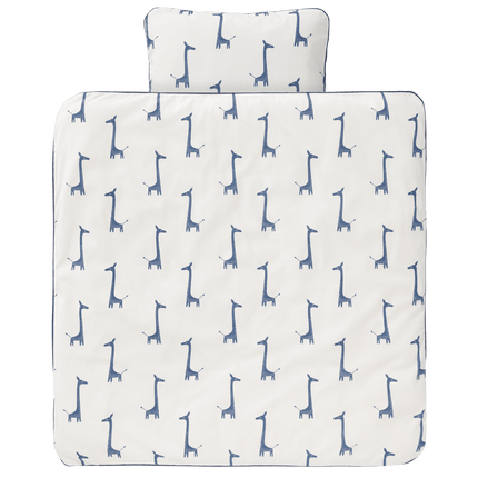 Fresk Dekbedovertrek Giraf Indgio Blue 100x135cm - Fresk - Babywinkel - 8719638232654