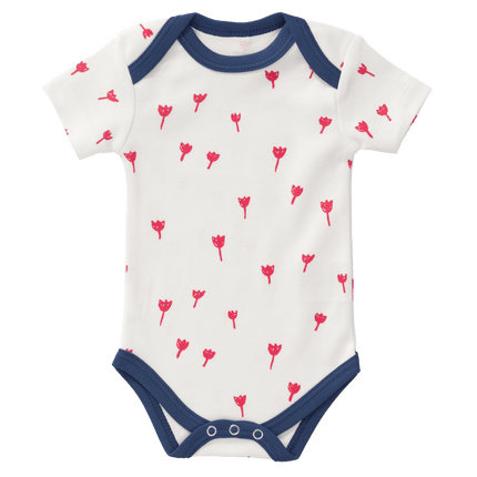 Fresk Romper Korte Mouw Tulip Red - Fresk - Babywinkel - 8719638231787