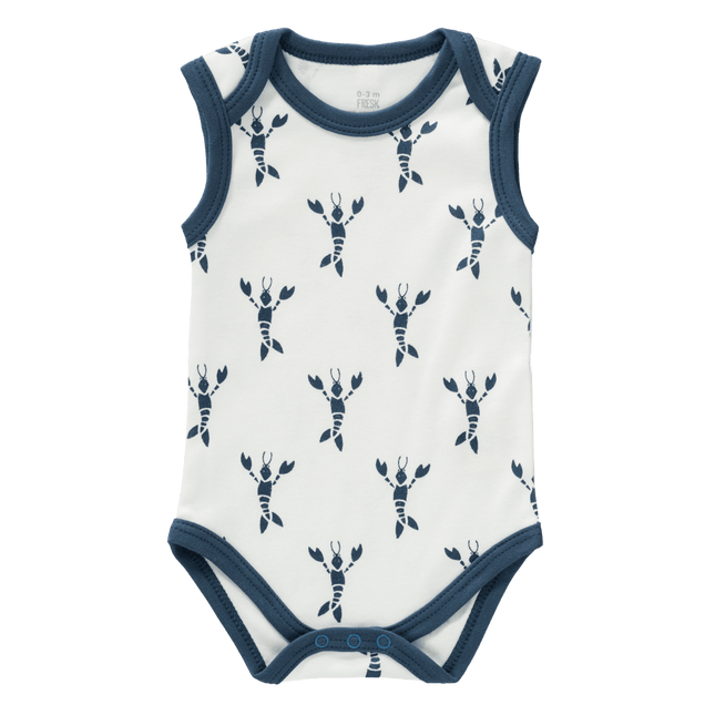 Fresk Romper Zonder Mouw Lobster Indigo Blue koop je bij Babywinkel