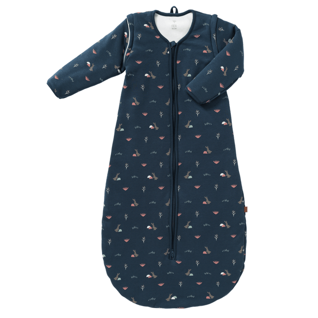 Fresk Slaapzak Baby Rabbit Met Afritsbare Mouw Mood Indigo 90cm koop je bij Babywinkel