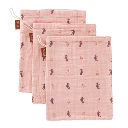 Fresk Washandje Seahorse Set 3St - Fresk - Babywinkel - 8720874453406