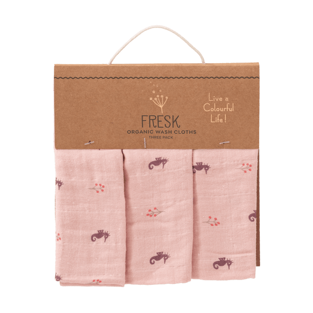 Fresk Washandje Seahorse Set 3St - Fresk - Babywinkel - 8720874453406