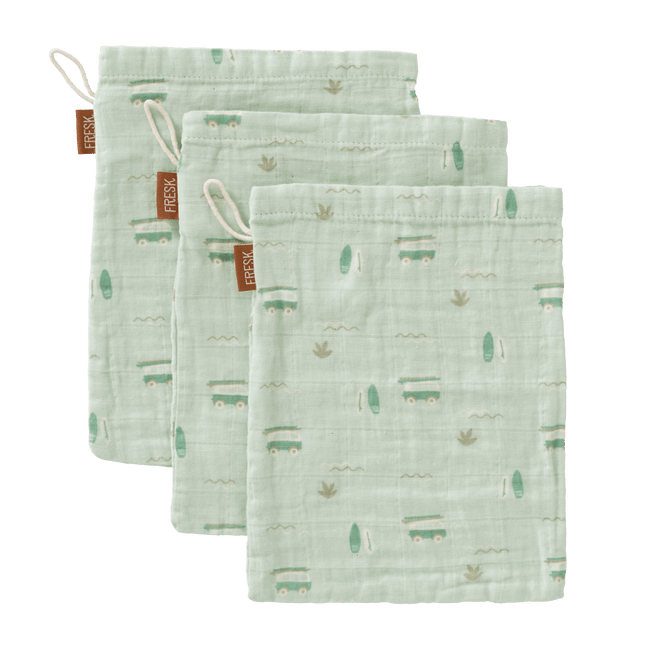 Fresk Washandje Surf Boy Set 3St - Fresk - Babywinkel - 8720874453390