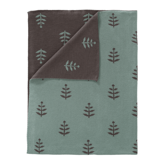 Fresk Wiegdeken Gebreid Leaves 80x100cm - Fresk - Babywinkel - 8720088956502