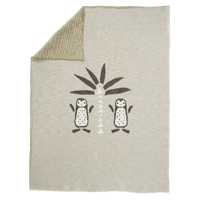 Fresk Wiegdeken Gebreid Pinguin 80x100cm - Fresk - Babywinkel - 8719638239936