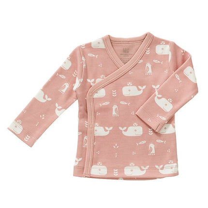 Fresk Wikkelvestje Whale Mellow Rose - Fresk - Babywinkel - 8718754233941
