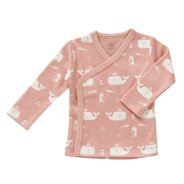 Fresk Wikkelvestje Whale Mellow Rose - Fresk - Babywinkel - 8718754233941
