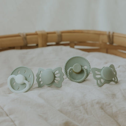 Frigg Speen Maat 1 Baby'S First Pacifier Sage Latex 4St - Frigg - Babywinkel - 5715239029818