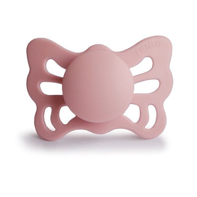 Frigg Speen Maat 1 Butterfly Anatomical Baby Pink Silicone - Frigg - Babywinkel - 5715239018324