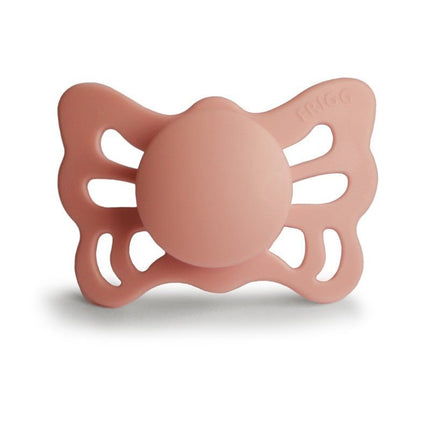 Frigg Speen Maat 1 Butterfly Anatomical Pretty Peach Silicone - Frigg - Babywinkel - 5715239018348