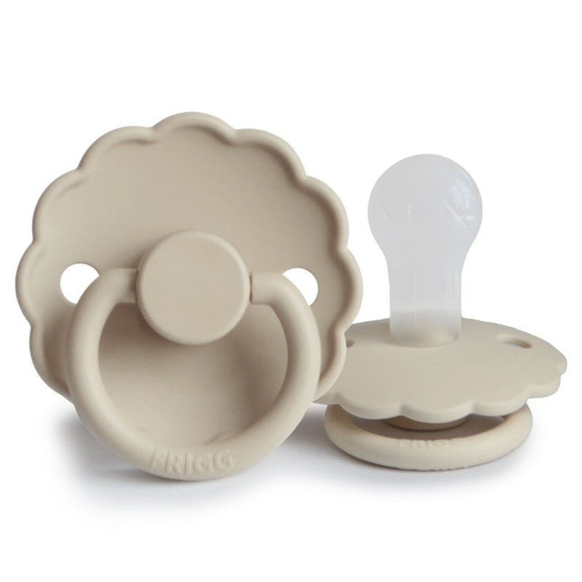 Frigg Speen Maat 1 Daisy Sandstone Silicone - Frigg - Babywinkel - 5715239009872