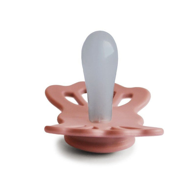 Frigg Speen Maat 1 Lucky Symmetrical Prettypeach Silicone - Frigg - Babywinkel - 5715239018096